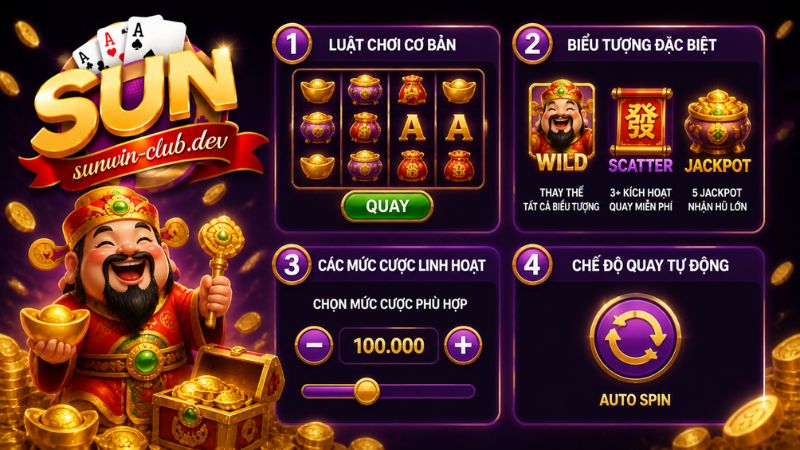 Hướng dẫn cách chơi game nổ hũ Thần Tài Sunwin